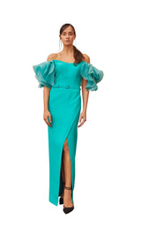 1 of 3 Gatti Nolli Couture OP5327 Dress Aqua