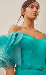 3 of 3 Gatti Nolli Couture OP5327 Dress Aqua