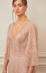 3 of 5 Gatti Nolli Couture OP5330 Dress Nude