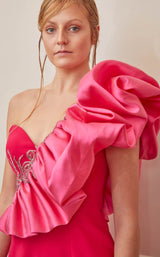 3 of 3 Gatti Nolli Couture OP5334 Dress Fuchsia