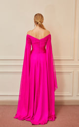 2 of 3 Gatti Nolli Couture OP5335 Dress Fuchsia