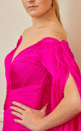 3 of 3 Gatti Nolli Couture OP5335 Dress Fuchsia