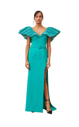 1 of 4 Gatti Nolli Couture OP5336 Dress Aqua