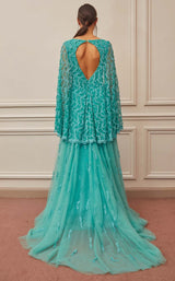 2 of 4 Gatti Nolli Couture OP5344 Dress Aqua