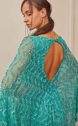 4 of 4 Gatti Nolli Couture OP5344 Dress Aqua