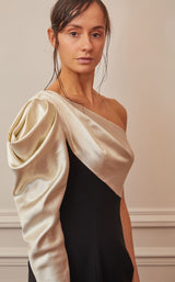 3 of 3 Gatti Nolli Couture OP5349 Dress Black-Beige