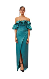 1 of 3 Gatti Nolli Couture OP5351 Dress Dark-Aqua