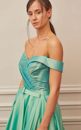 3 of 3 Gatti Nolli Couture OP5354 Dress Iridescent-Aqua
