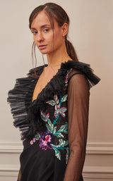 4 of 4 Gatti Nolli Couture OP5362 Dress Black
