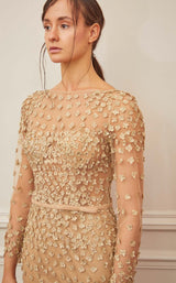 4 of 5 Gatti Nolli Couture OP5374 Dress Gold