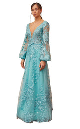 1 of 3 Gatti Nolli Couture OP5375 Dress Aqua