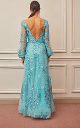 2 of 3 Gatti Nolli Couture OP5375 Dress Aqua