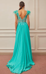2 of 3 Gatti Nolli Couture OP5380 Dress Aqua