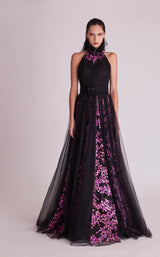 1 of 3 Gatti Nolli Couture OP5675 Dress Black-Purple
