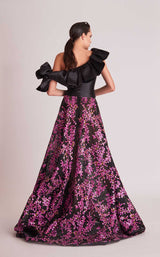 2 of 2 Gatti Nolli Couture OP5676OP5728 Dress Black-Purple