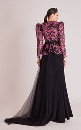 2 of 2 Gatti Nolli Couture OP5677OP5727 Dress Black-Purple