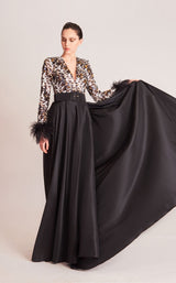 1 of 2 Gatti Nolli Couture OP5679 Dress Black-Multi
