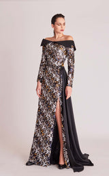 2 of 3 Gatti Nolli Couture OP5680 Dress Black-Multi