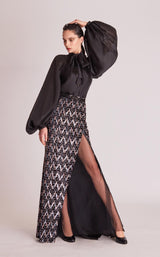 1 of 2 Gatti Nolli Couture OP5683OP5730 Dress Black-Multi