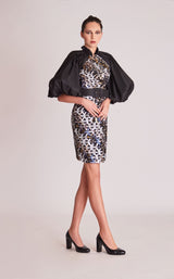 1 of 2 Gatti Nolli Couture OP5691 Dress Black-Multi