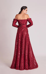 2 of 2 Gatti Nolli Couture OP5695 Dress Wine