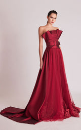 1 of 2 Gatti Nolli Couture OP5696OP5697 Dress Wine
