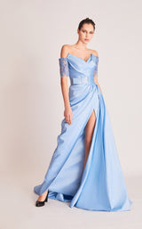 1 of 2 Gatti Nolli Couture OP5705 Dress Light-Blue