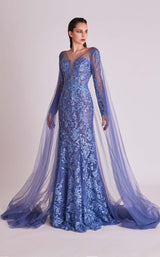 1 of 2 Gatti Nolli Couture OP5706 Dress Periwinkle