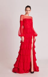 1 of 3 Gatti Nolli Couture OP5710 Dress Red
