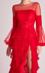 3 of 3 Gatti Nolli Couture OP5710 Dress Red