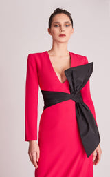 Gatti Nolli Couture OP5744 Dress Fuchsia-Black