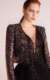 3 of 3 Gatti Nolli Couture OP5748OP5749 Dress Black-Multi