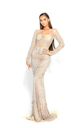 1 of 3 Portia and Scarlett PS1948 Silver/Nude