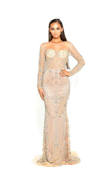 3 of 3 Portia and Scarlett PS1948 Silver/Nude