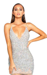 6 of 8 Portia and Scarlett PS1963 Silver/Nude