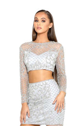 3 of 4 Portia and Scarlett PS2049 Silver