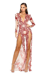 1 of 4 Portia and Scarlett PS2051 Red