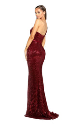 2 of 4 Portia and Scarlett PS2061 Deep Red