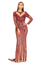 1 of 12 Portia and Scarlett PS2066 Red