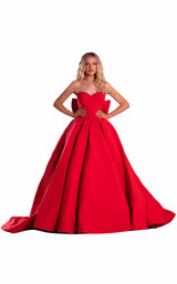 1 of 2 Portia and Scarlett PS21003 Dress Red