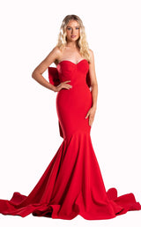 2 of 4 Portia and Scarlett PS21005 Dress Red