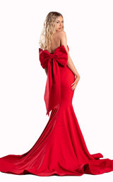 4 of 4 Portia and Scarlett PS21005 Dress Red