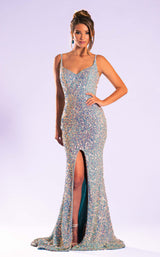 2 of 6 Portia and Scarlett PS21013 Aqua Multi