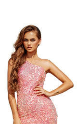 3 of 4 Portia and Scarlett PS21014 Dress Pink-Multi