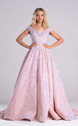 1 of 2 Portia and Scarlett PS21026 Dress Pink