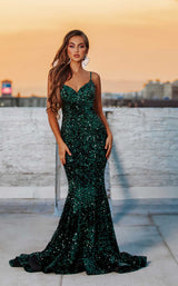 2 of 4 Portia and Scarlett PS21030 Dress Emerald