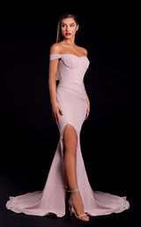 4 of 6 Portia and Scarlett PS21045 Dress Mauve