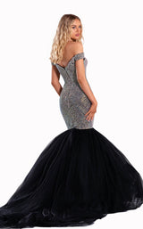 2 of 2 Portia and Scarlett PS21046 Dress Black-Multi