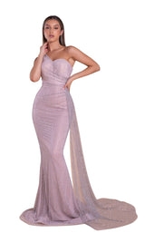 1 of 3 Portia and Scarlett PS21106 Dress Stone-Ab