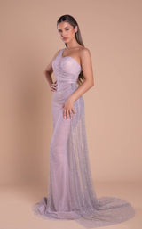 2 of 3 Portia and Scarlett PS21106 Dress Stone-Ab